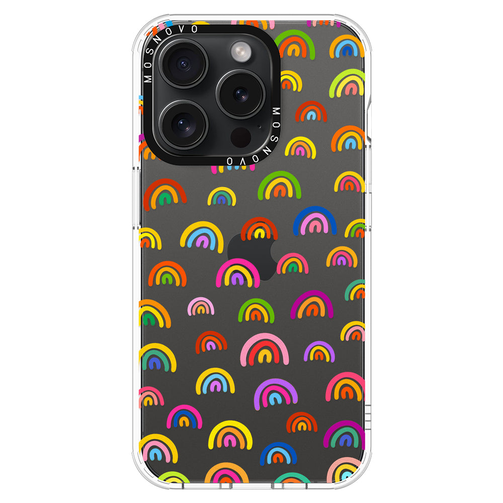 Cute Rainbow Phone Case - iPhone 15 Pro Case - MOSNOVO