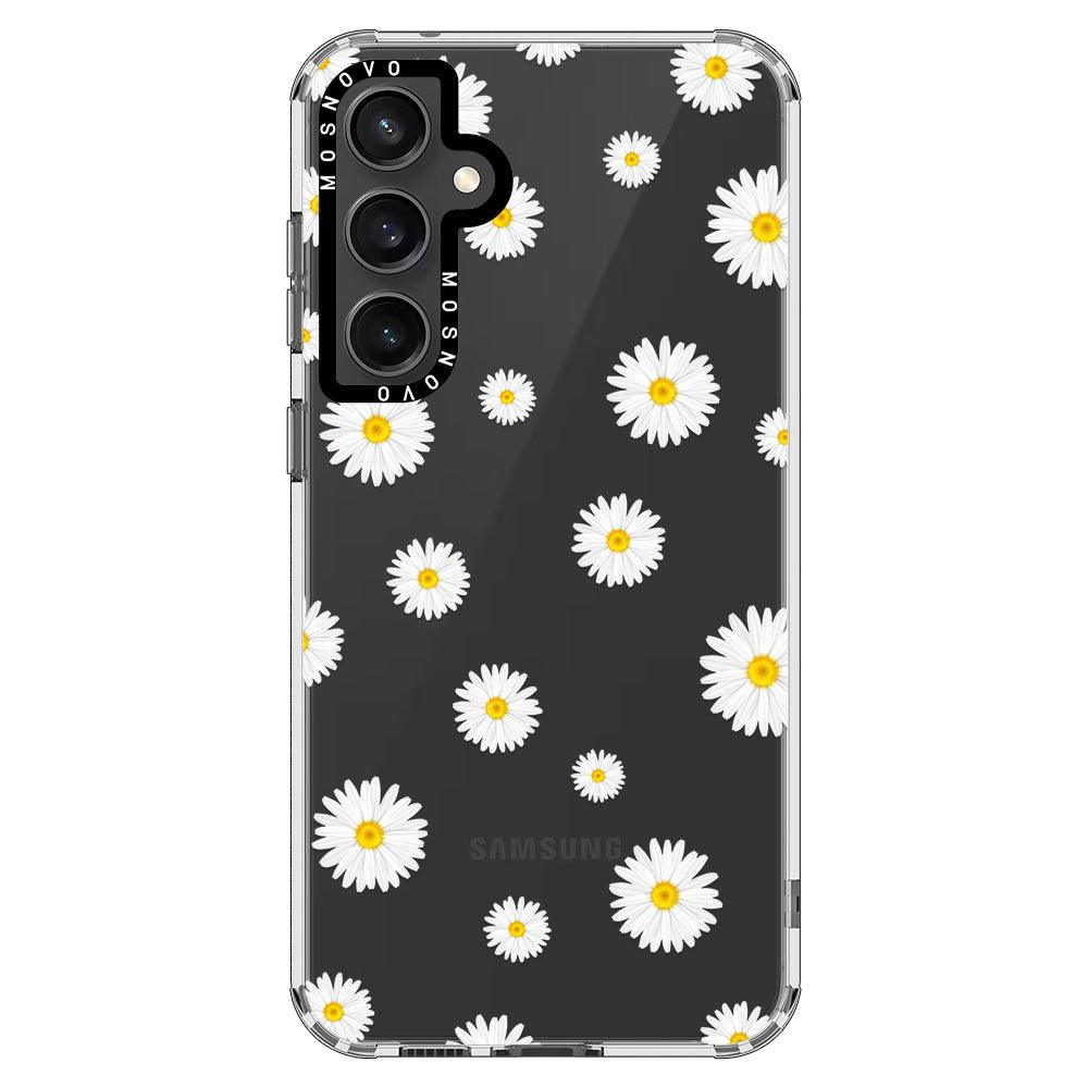 White Daisy Phone Case - Samsung Galaxy S23 FE Case