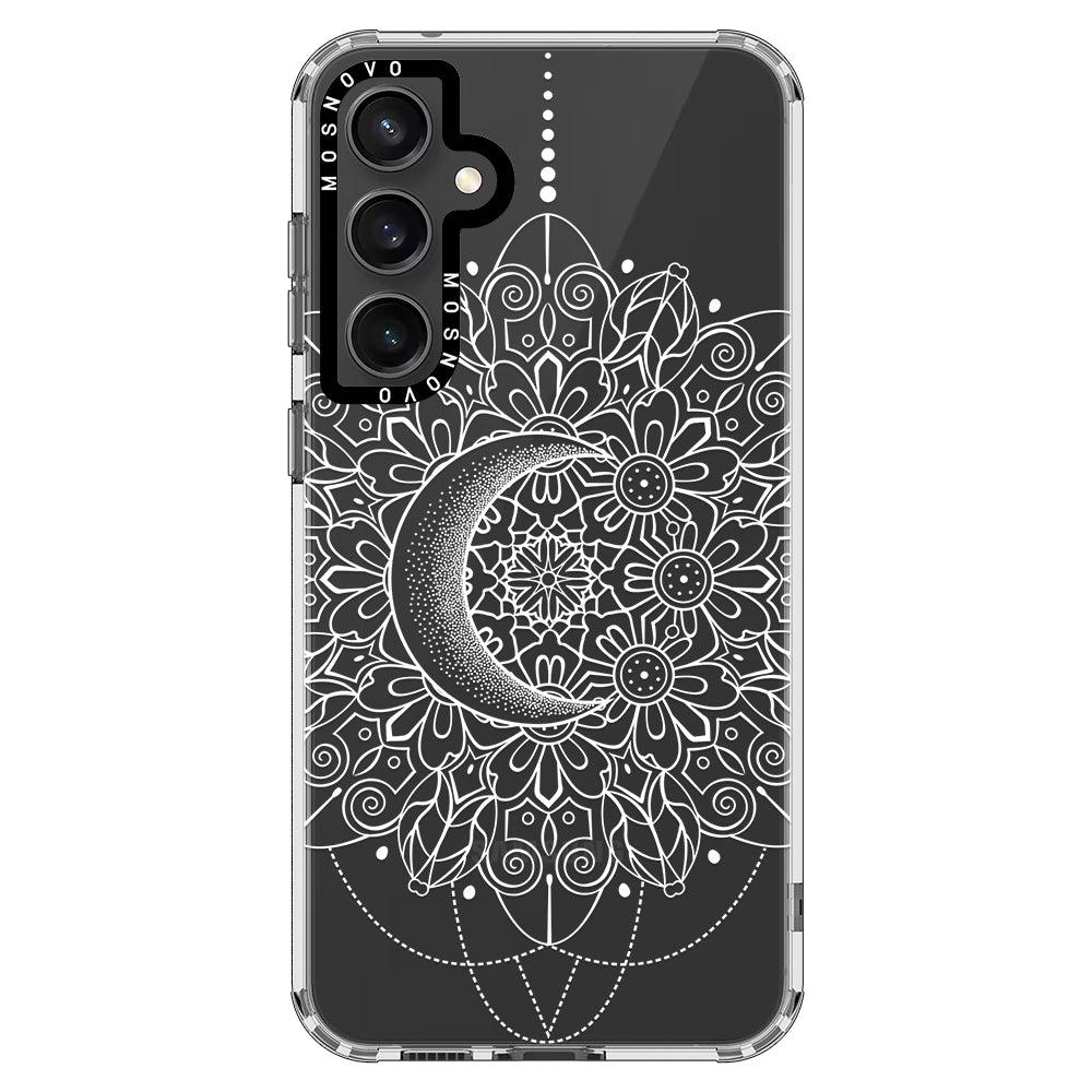 Celestial Moon Mandala Phone Case - Samsung Galaxy S23 FE Case