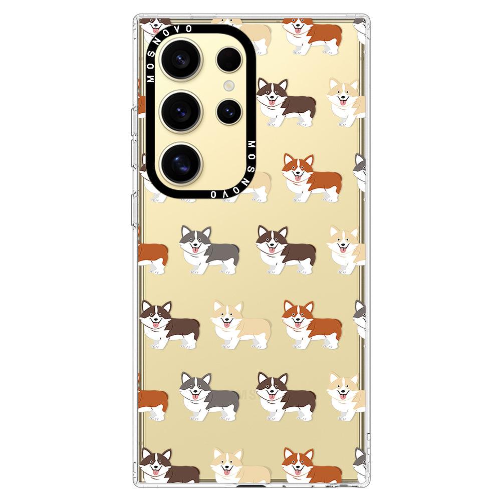 Adorable Corgi Phone Case - Samsung Galaxy S24 Ultra Case - MOSNOVO