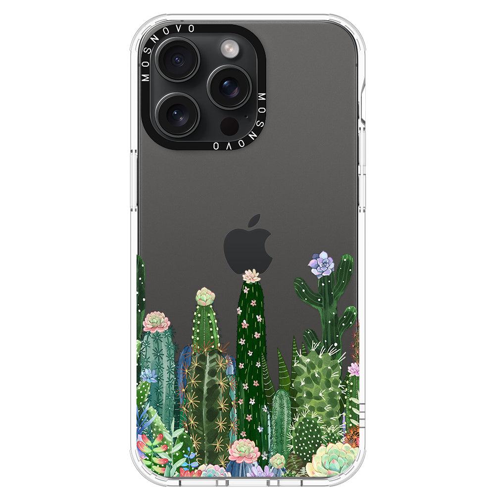 Desert Cactus Phone Case - iPhone 15 Pro Max Case - MOSNOVO