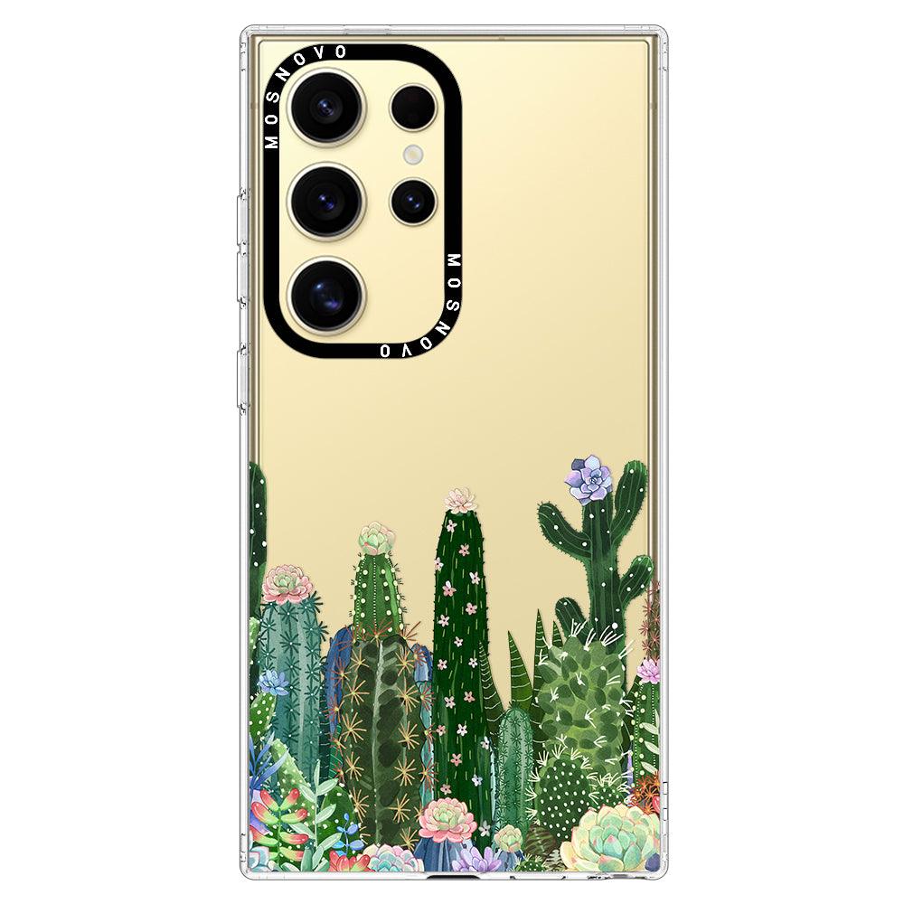 Succulents Garden Phone Case - Samsung Galaxy S24 Ultra Case - MOSNOVO