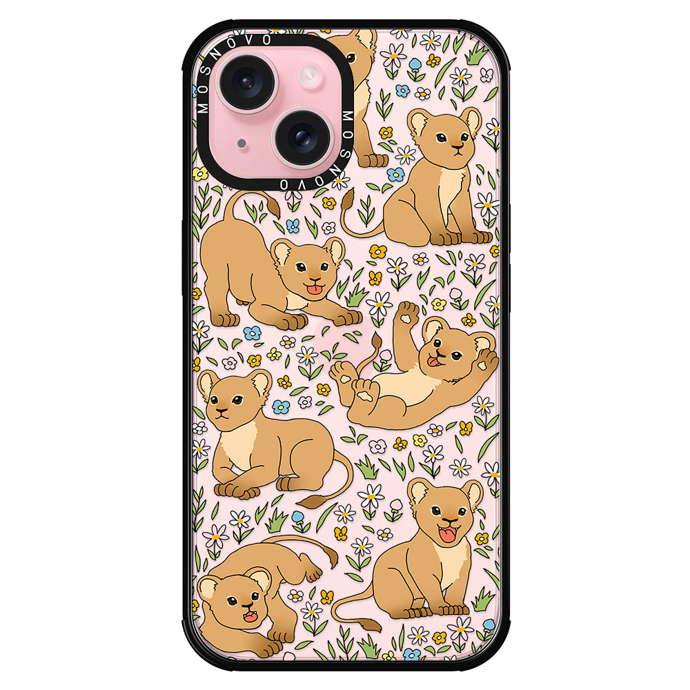 Cute Lion Phone Case - iPhone 15 Plus Case - MOSNOVO