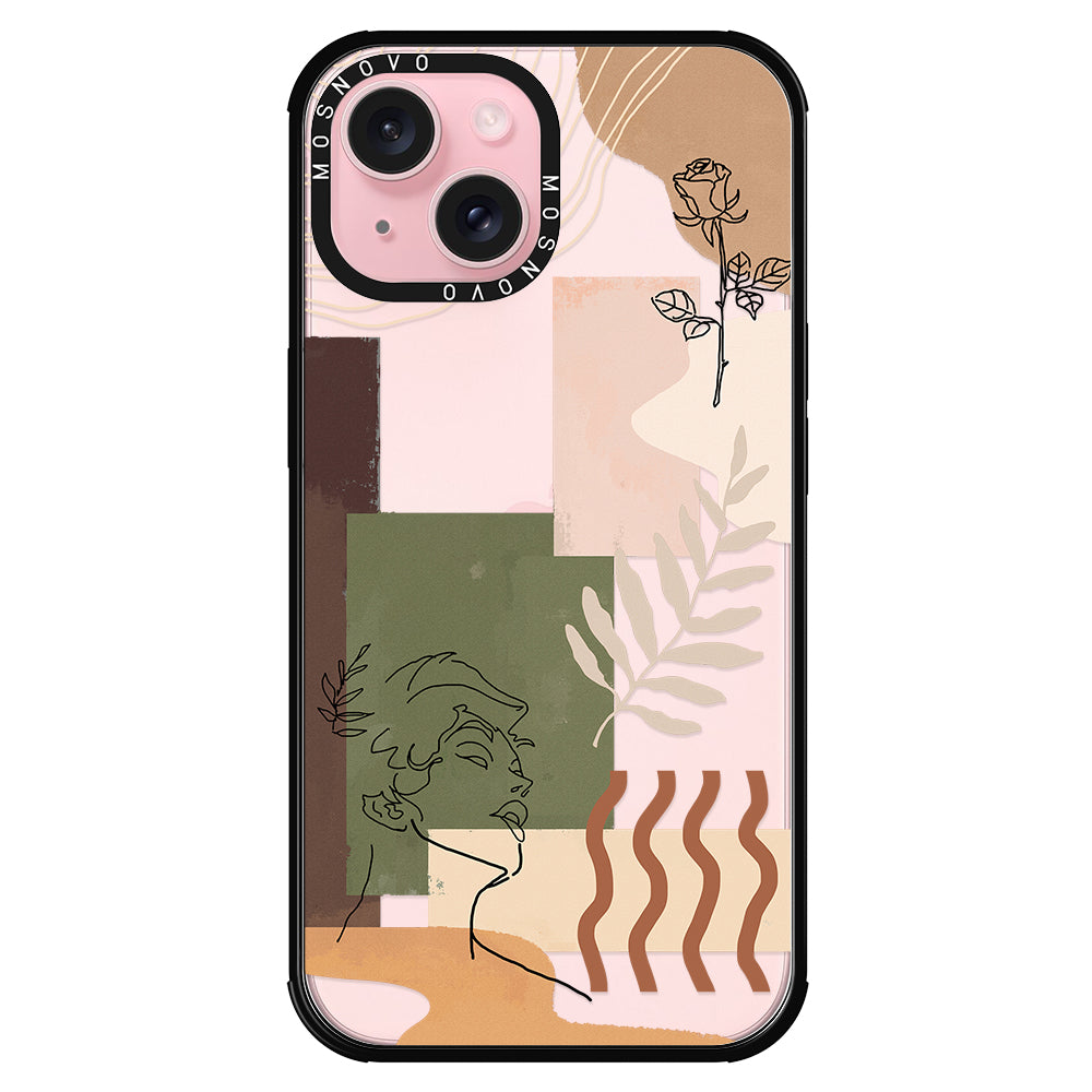 Modern Art Phone Case - iPhone 15 Plus Case - MOSNOVO