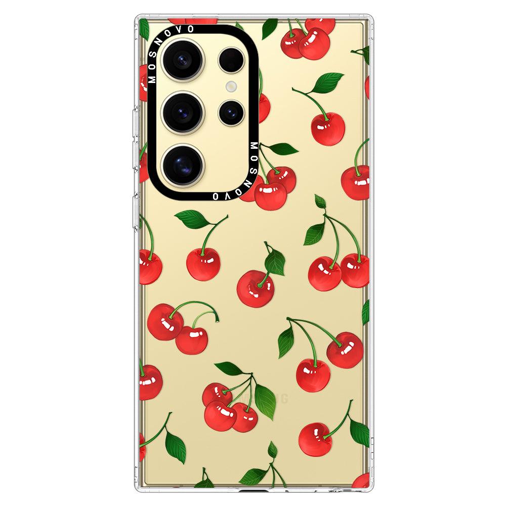 Cute Cherry Phone Case - Samsung Galaxy S24 Ultra Case - MOSNOVO