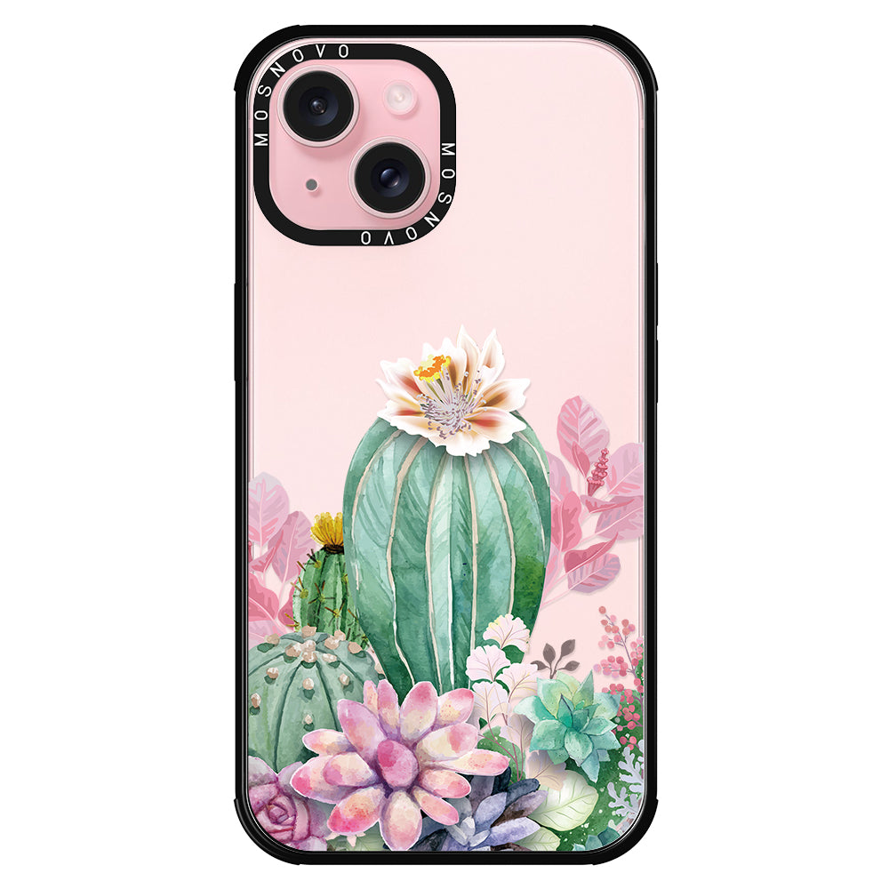 Cactaceae Phone Case - iPhone 15 Plus Case - MOSNOVO