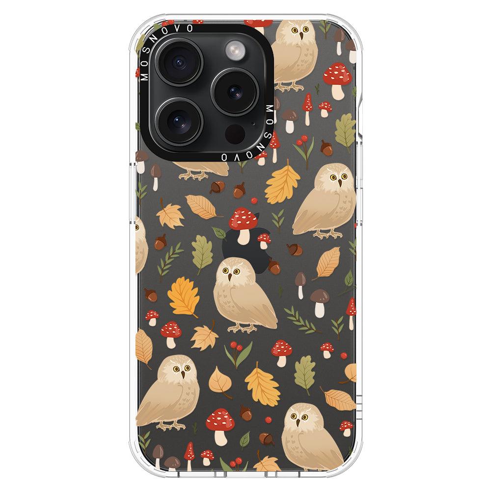 Autumn Owl Phone Case - iPhone 15 Pro Case - MOSNOVO