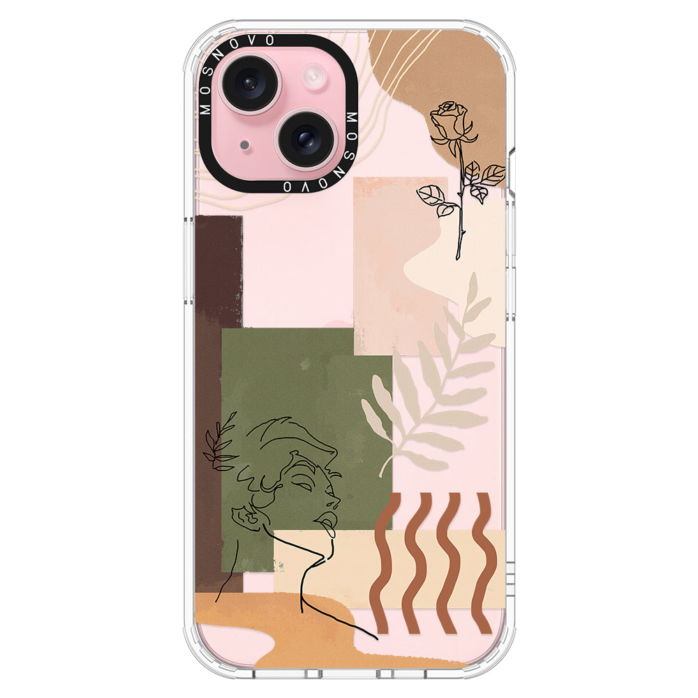 Modern Art Phone Case - iPhone 15 Plus Case - MOSNOVO