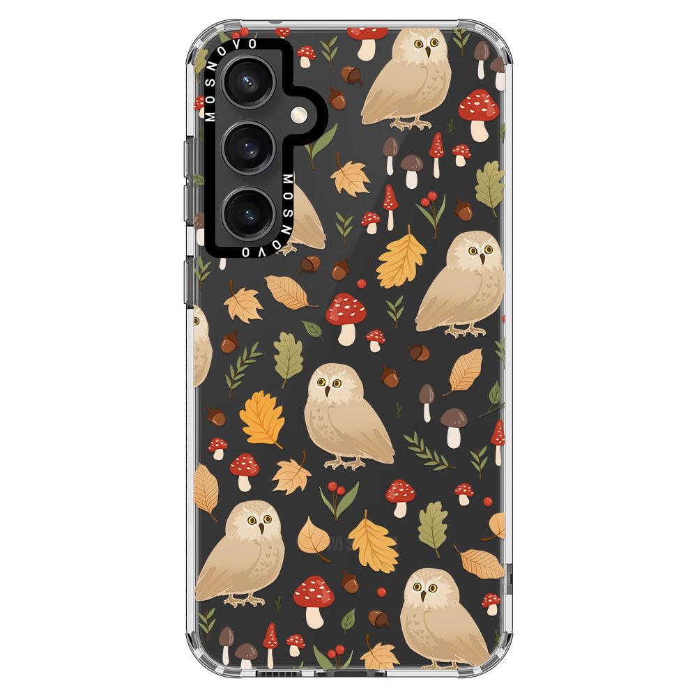 Autumn Owl Phone Case - Samsung Galaxy S23 FE Case