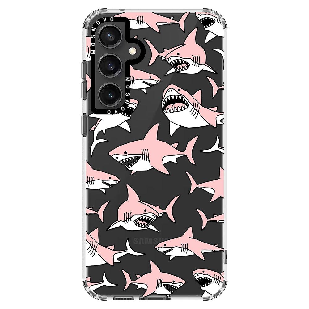 Pink Sharks Phone Case - Samsung Galaxy S23 FE Case