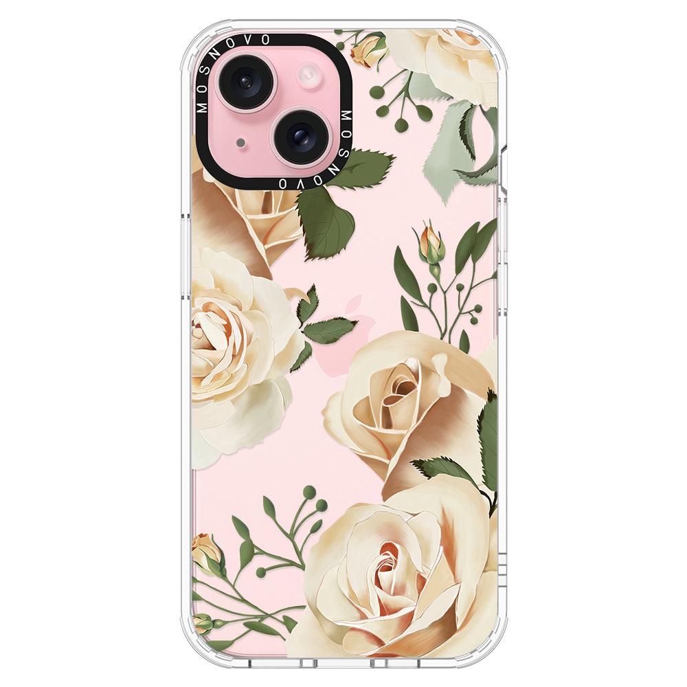 Champagne Roses Phone Case - iPhone 15 Case - MOSNOVO