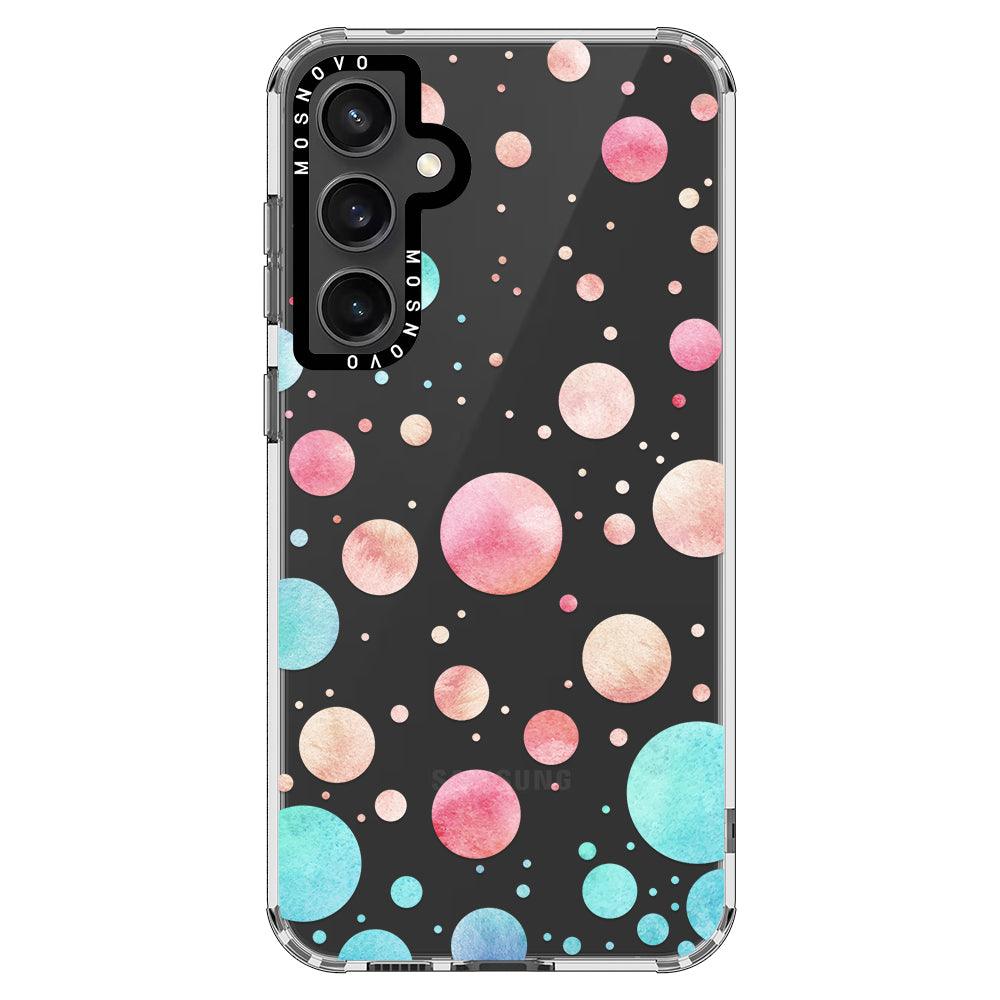 Watercolor Polka Dot Phone Case - Samsung Galaxy S23 FE Case