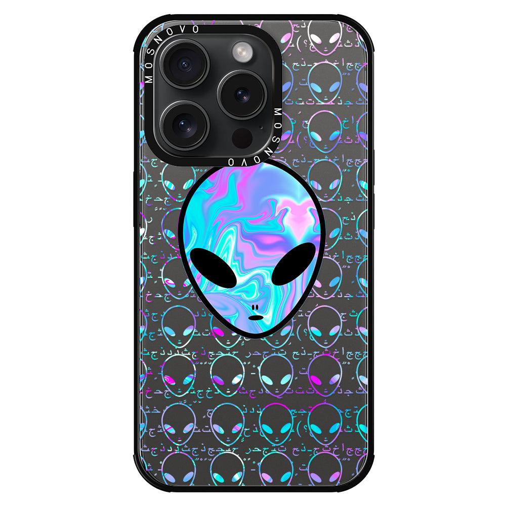 Space Alien Phone Case - iPhone 15 Pro Case - MOSNOVO