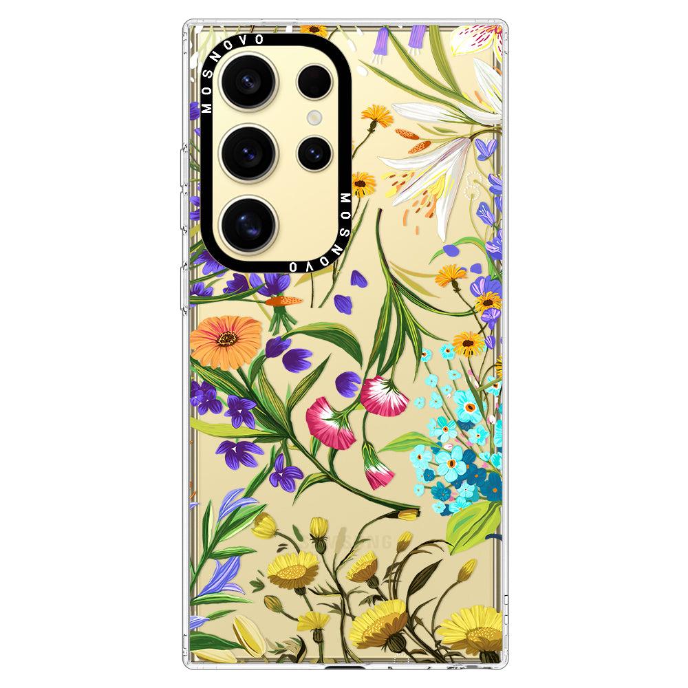 Floral Garden Phone Case - Samsung Galaxy S24 Ultra Case - MOSNOVO