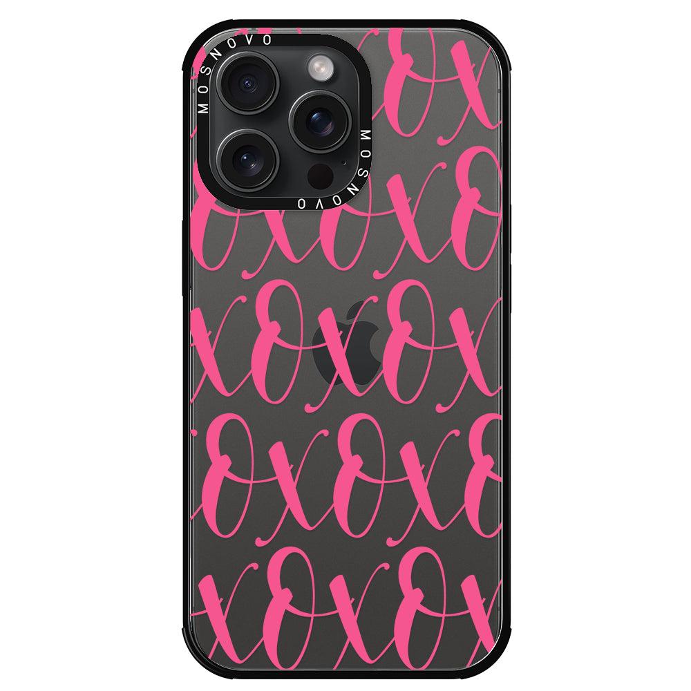 XOXO Phone Case - iPhone 15 Pro Max Case - MOSNOVO