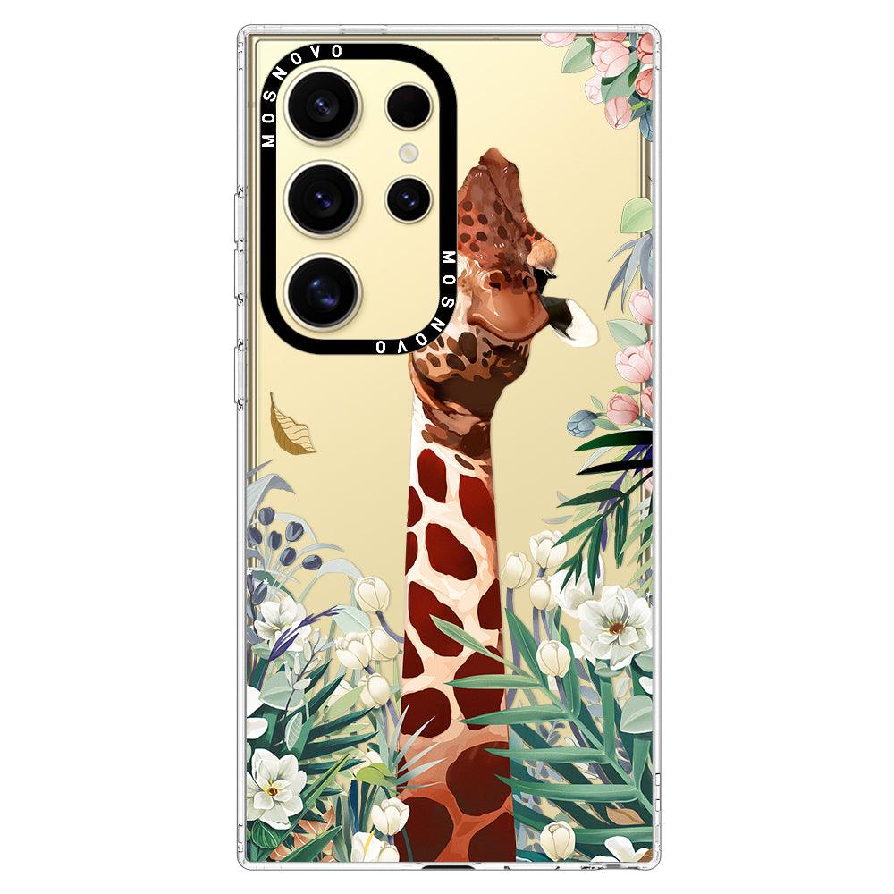 Giraffe Garden Phone Case - Samsung Galaxy S24 Ultra Case - MOSNOVO