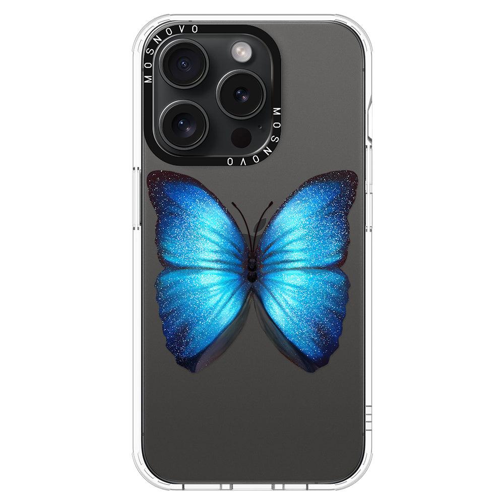 Shimmering Butterfly Phone Case - iPhone 15 Pro Case - MOSNOVO