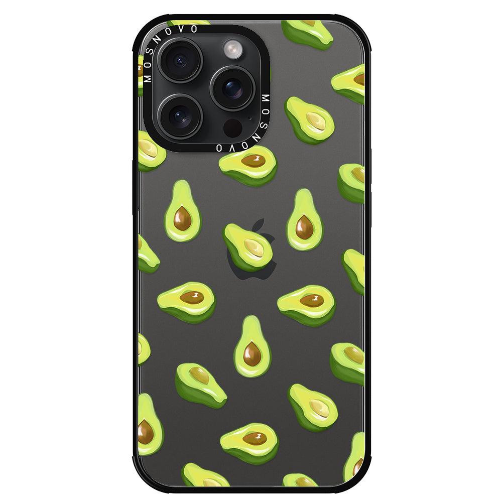 Fleshy Avocado Phone Case - iPhone 15 Pro Max Case - MOSNOVO