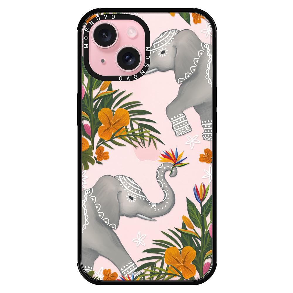 Elephant Phone Case - iPhone 15 Plus Case - MOSNOVO