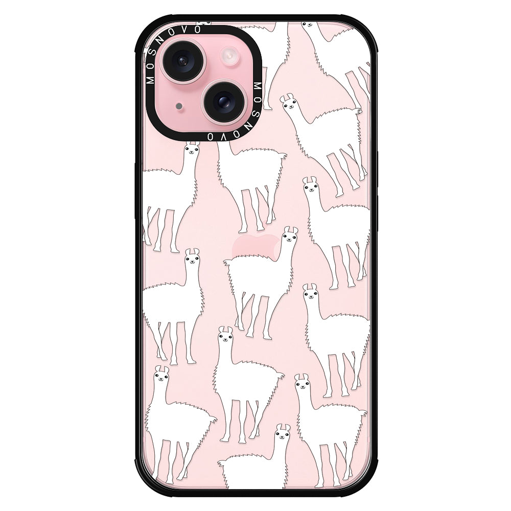 Llama Phone Case - iPhone 15 Case - MOSNOVO