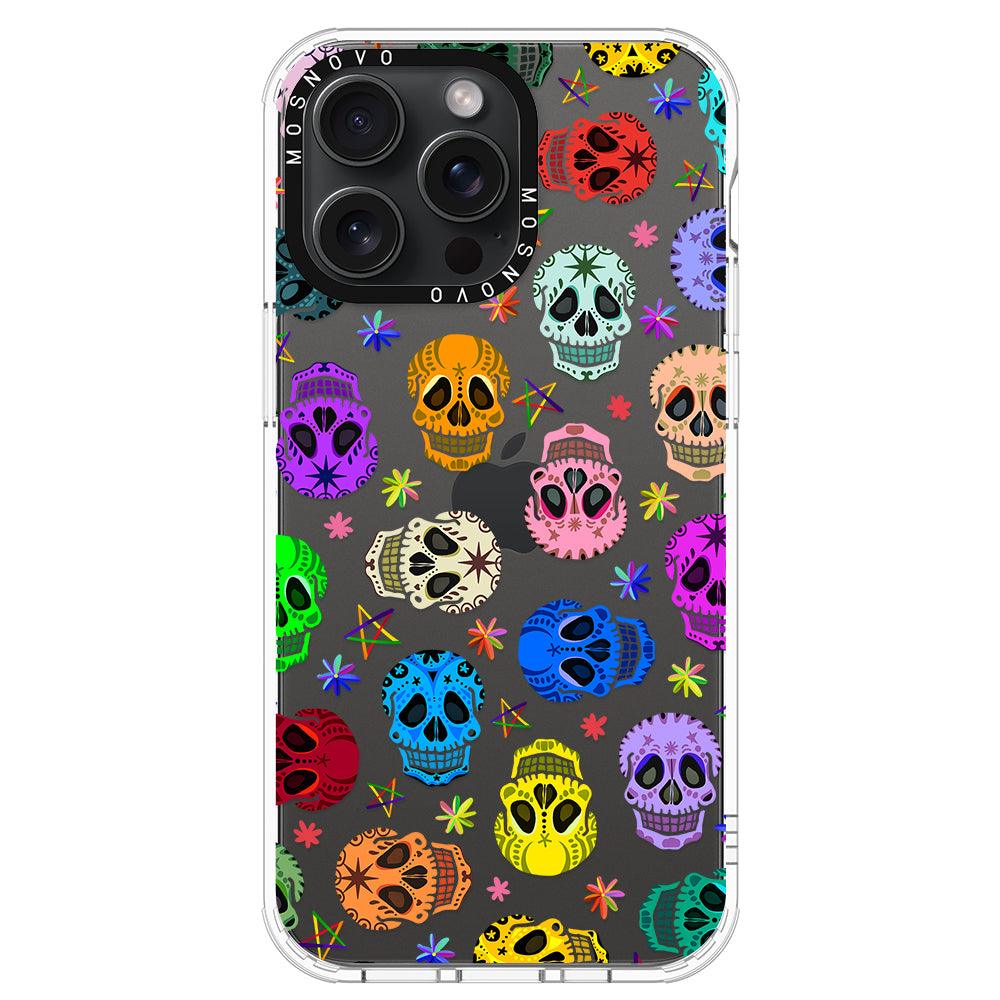 Skull Phone Case - iPhone 15 Pro Max Case - MOSNOVO