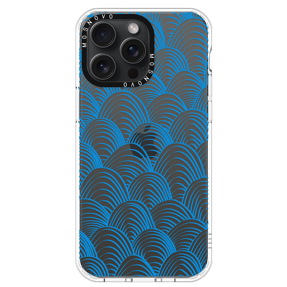 Wavy Wave Phone Case - iPhone 15 Pro Max Case - MOSNOVO