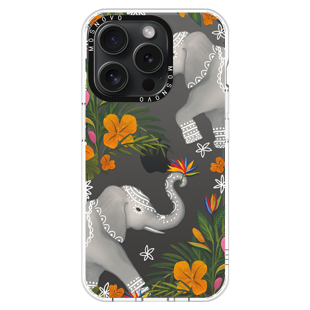 Elephant Phone Case - iPhone 15 Pro Case - MOSNOVO