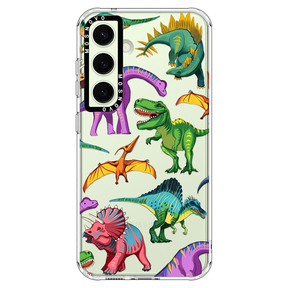 Dinosaur World Phone Case - Samsung Galaxy S24 Plus Case - MOSNOVO