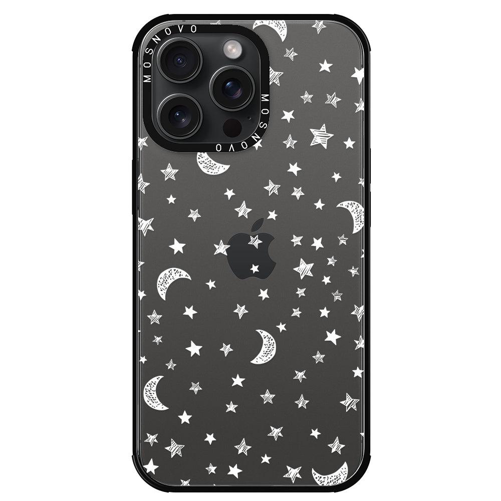 Night Moon Sky Phone Case - iPhone 15 Pro Max Case - MOSNOVO