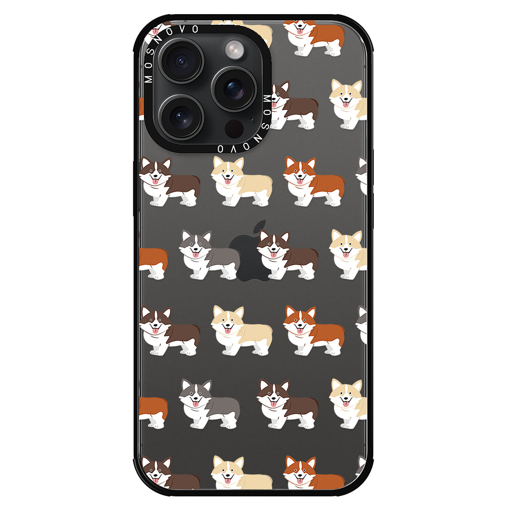 Cute Corgi Phone Case - iPhone 15 Pro Max Case - MOSNOVO