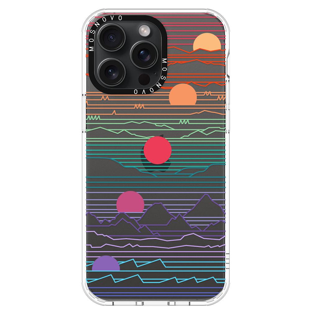 Sunset Phone Case - iPhone 15 Pro Max Case - MOSNOVO