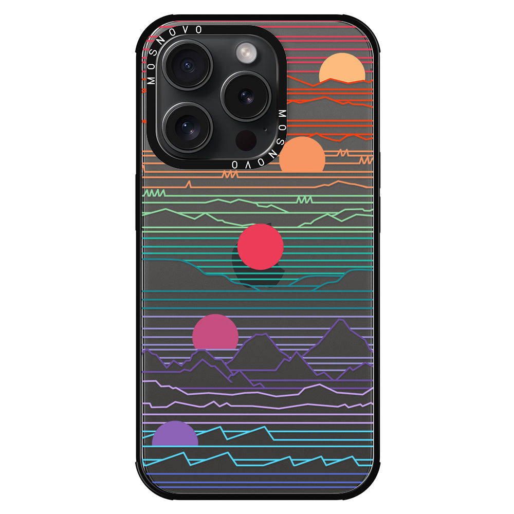 Sunset Phone Case - iPhone 15 Pro Case - MOSNOVO