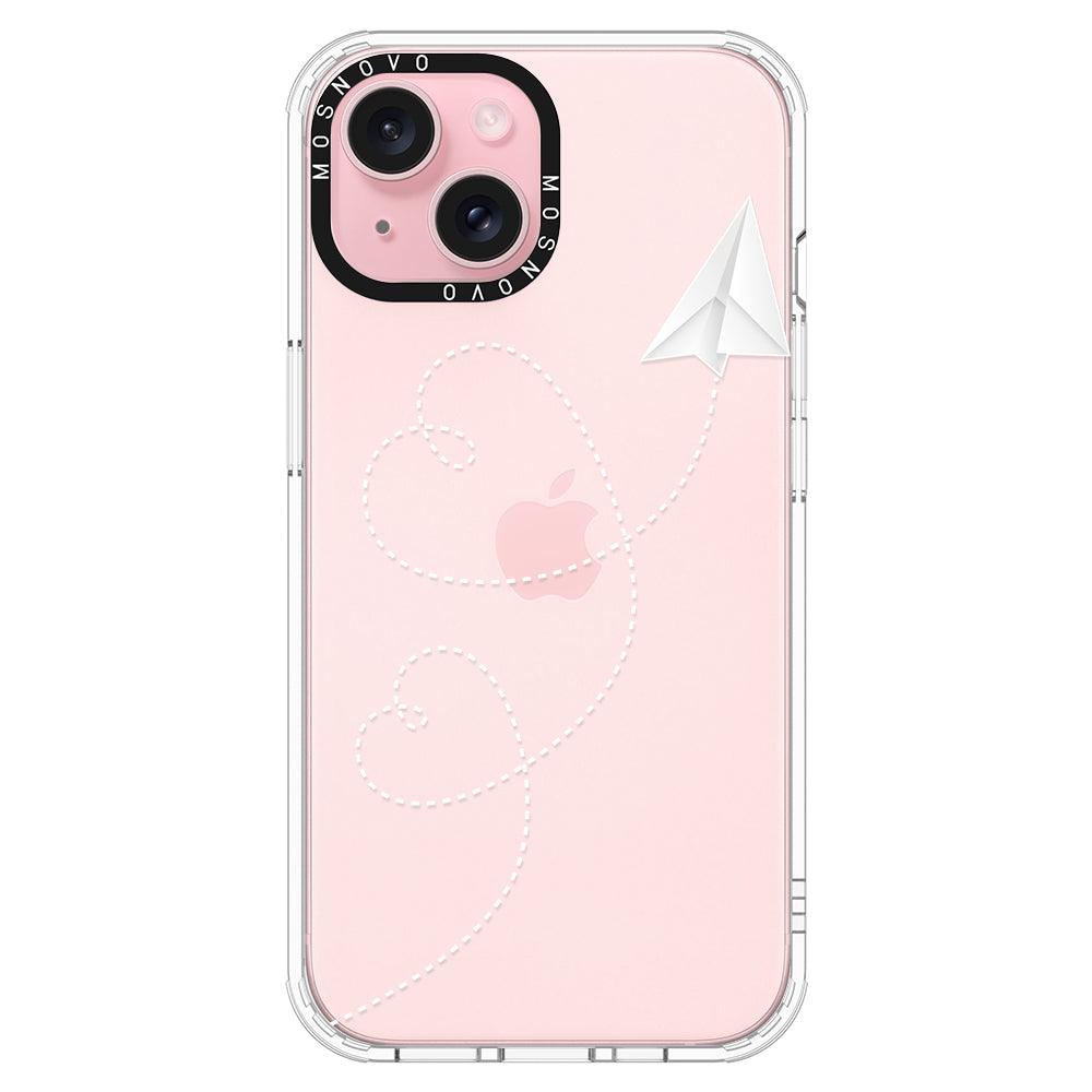 Little Cute Plane Phone Case - iPhone 15 Case - MOSNOVO