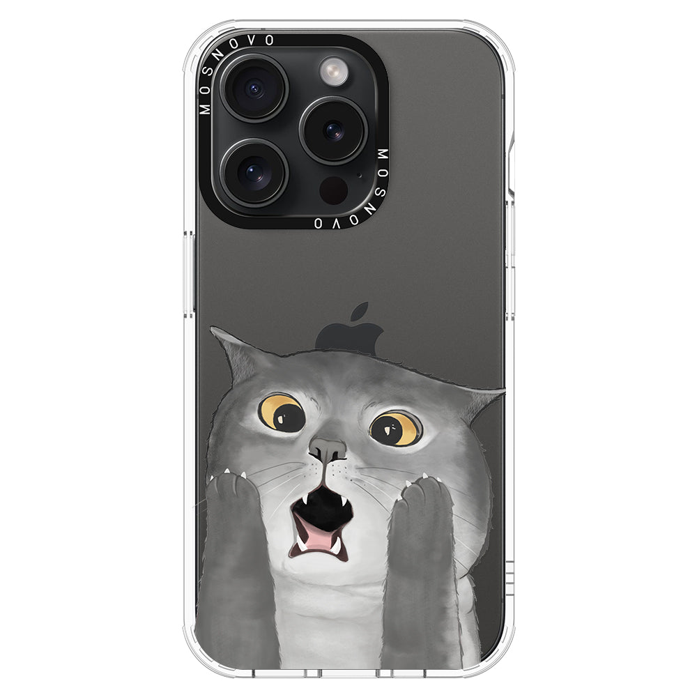 OMG Cat Phone Case - iPhone 15 Pro Case - MOSNOVO