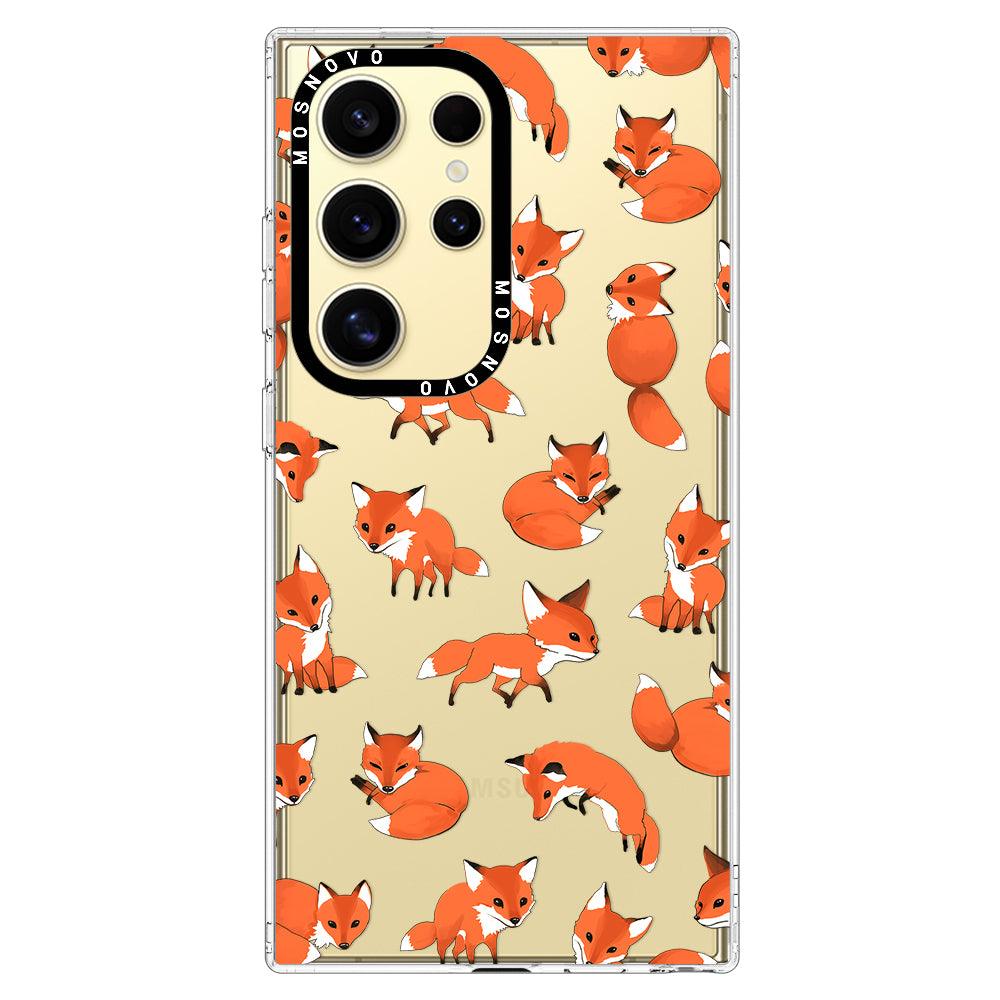 Cute Fox Phone Case - Samsung Galaxy S24 Ultra Case - MOSNOVO