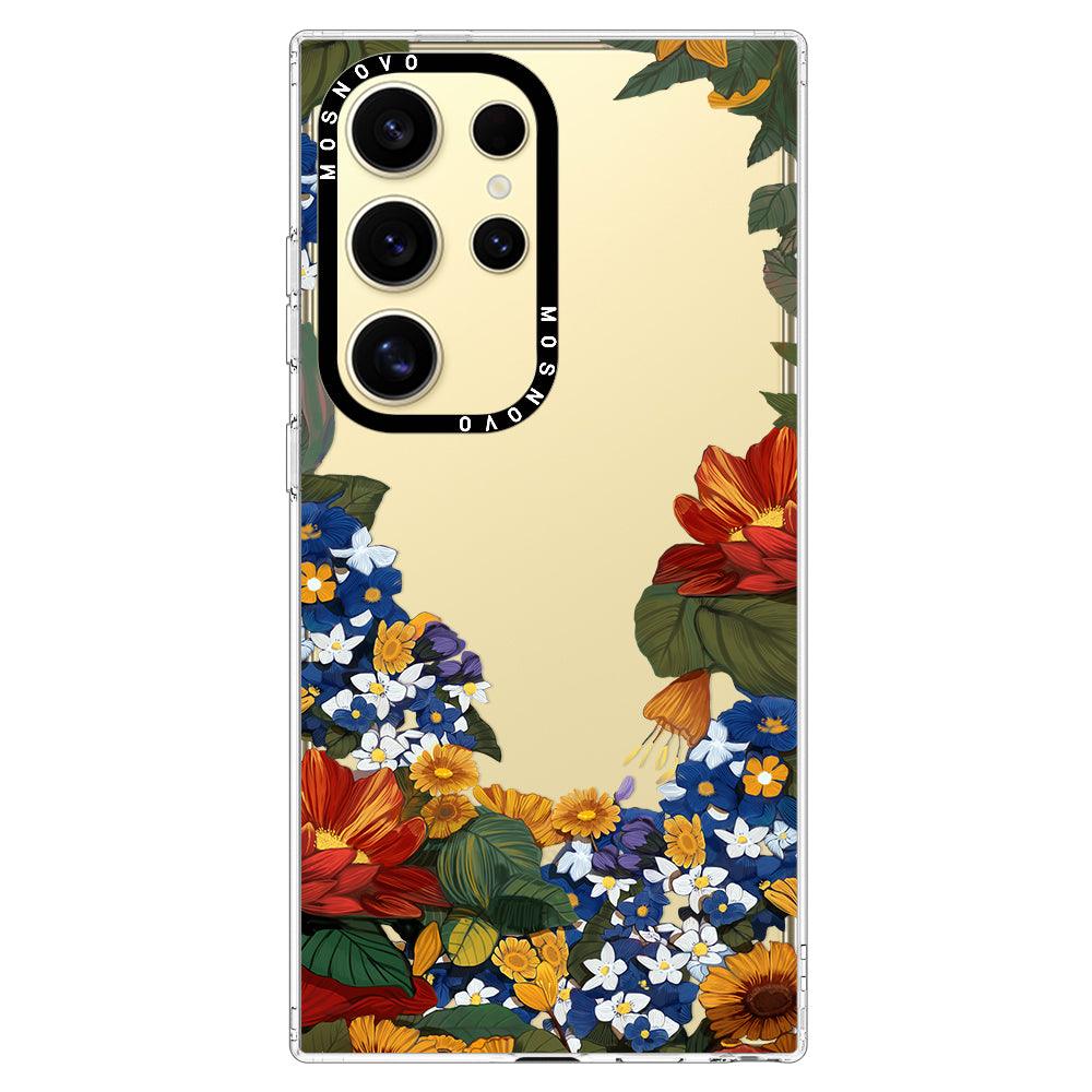 Floral Garden Phone Case - Samsung Galaxy S24 Ultra Case - MOSNOVO