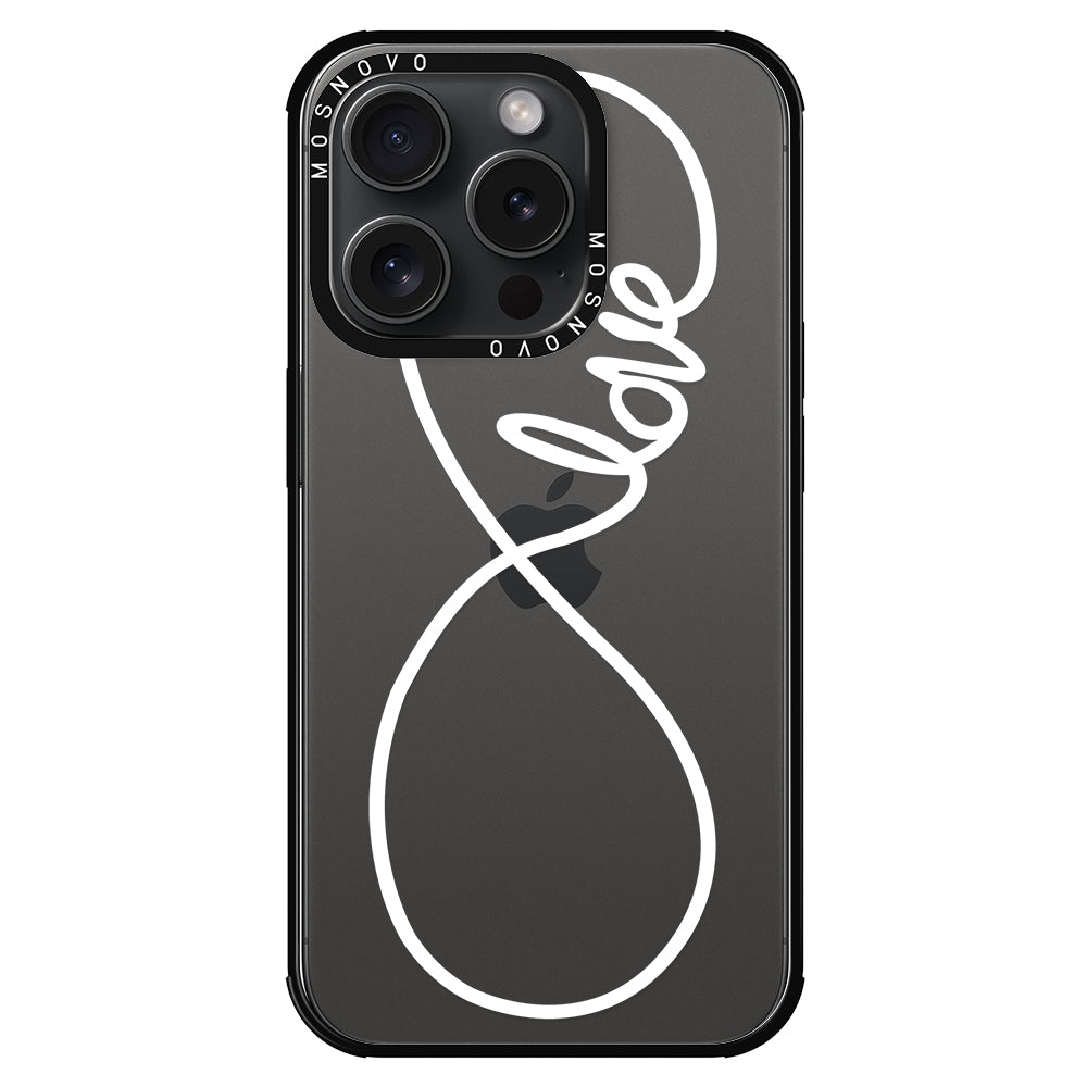 Infinity Love Phone Case - iPhone 15 Pro Case - MOSNOVO