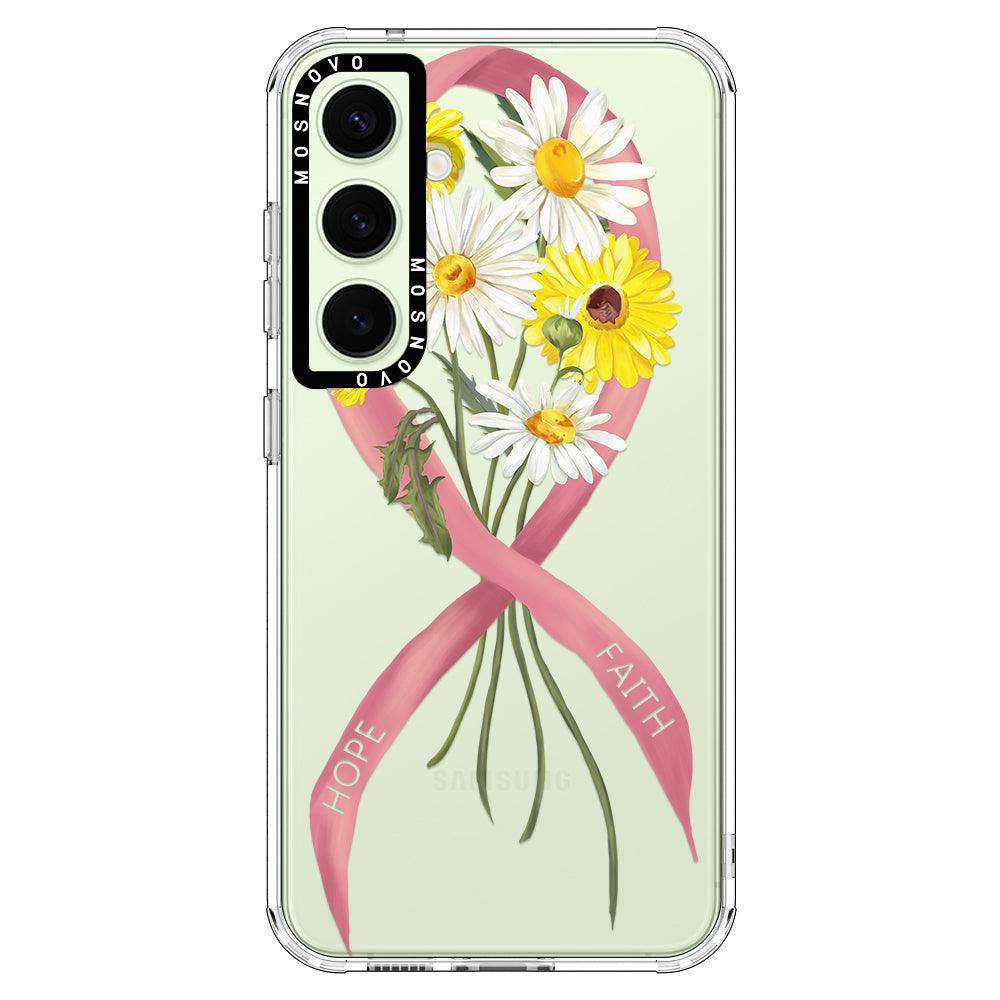 Breast Awareness Phone Case - Samsung Galaxy S24 Plus Case - MOSNOVO