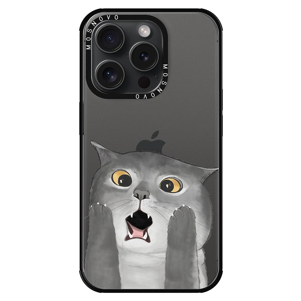 OMG Cat Phone Case - iPhone 15 Pro Case - MOSNOVO