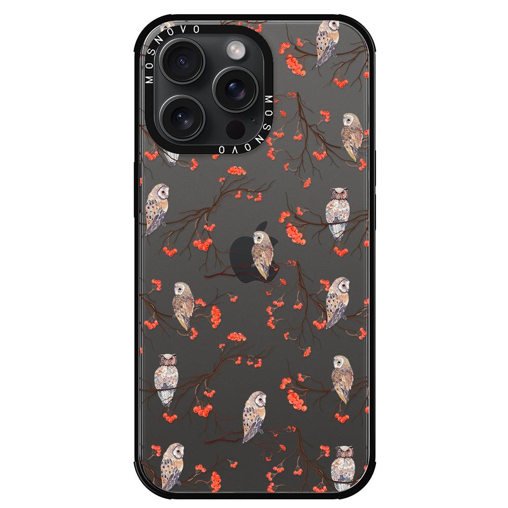 Owl Phone Case - iPhone 15 Pro Max Case - MOSNOVO