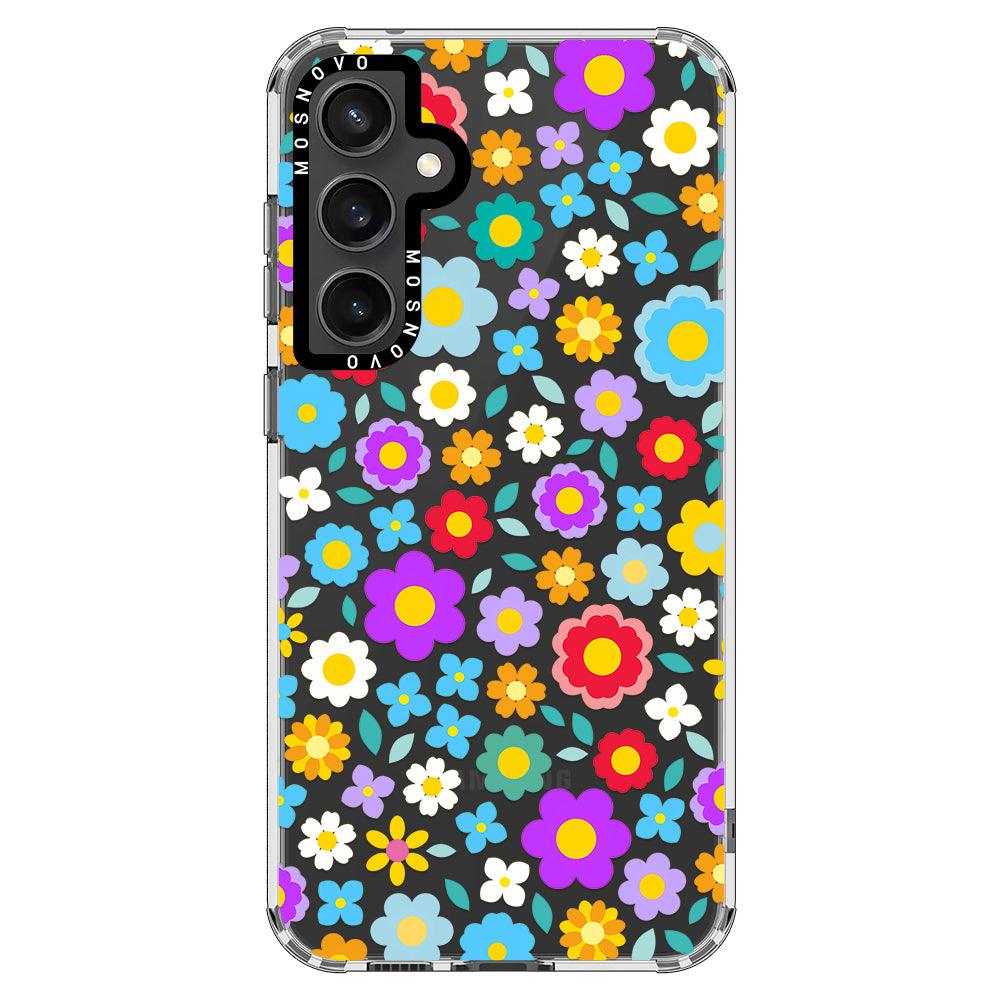 Groovy Floral Phone Case - Samsung Galaxy S23 FE Case