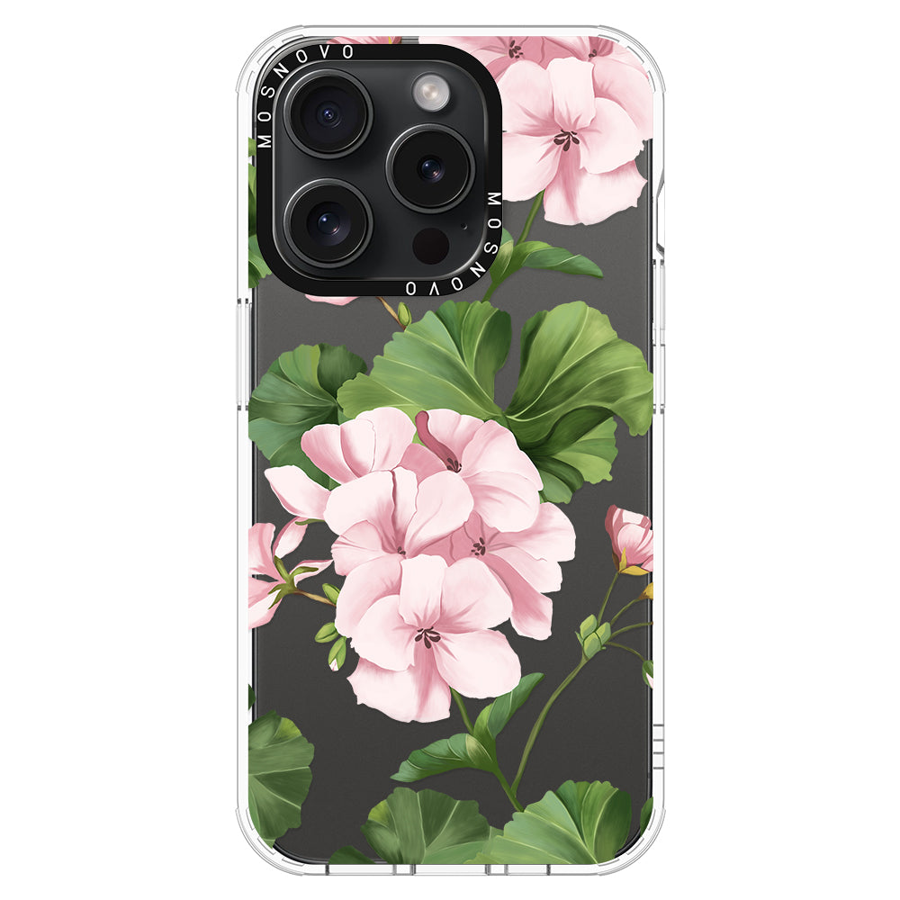 Geranium Phone Case - iPhone 15 Pro Case - MOSNOVO