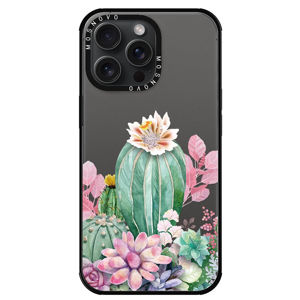 Cactaceae Phone Case - iPhone 15 Pro Max Case - MOSNOVO