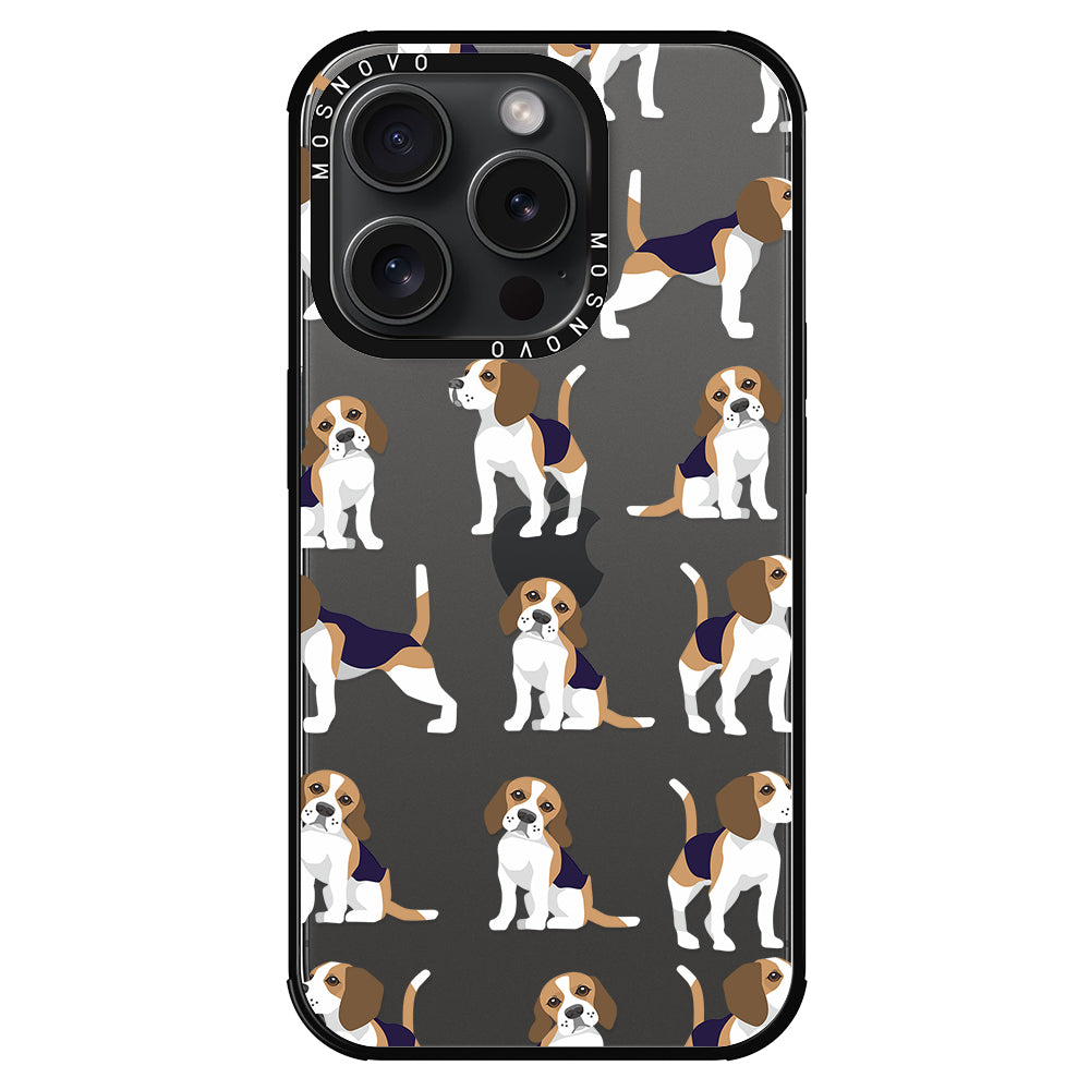 Cute Beagles Phone Case - iPhone 15 Pro Case - MOSNOVO