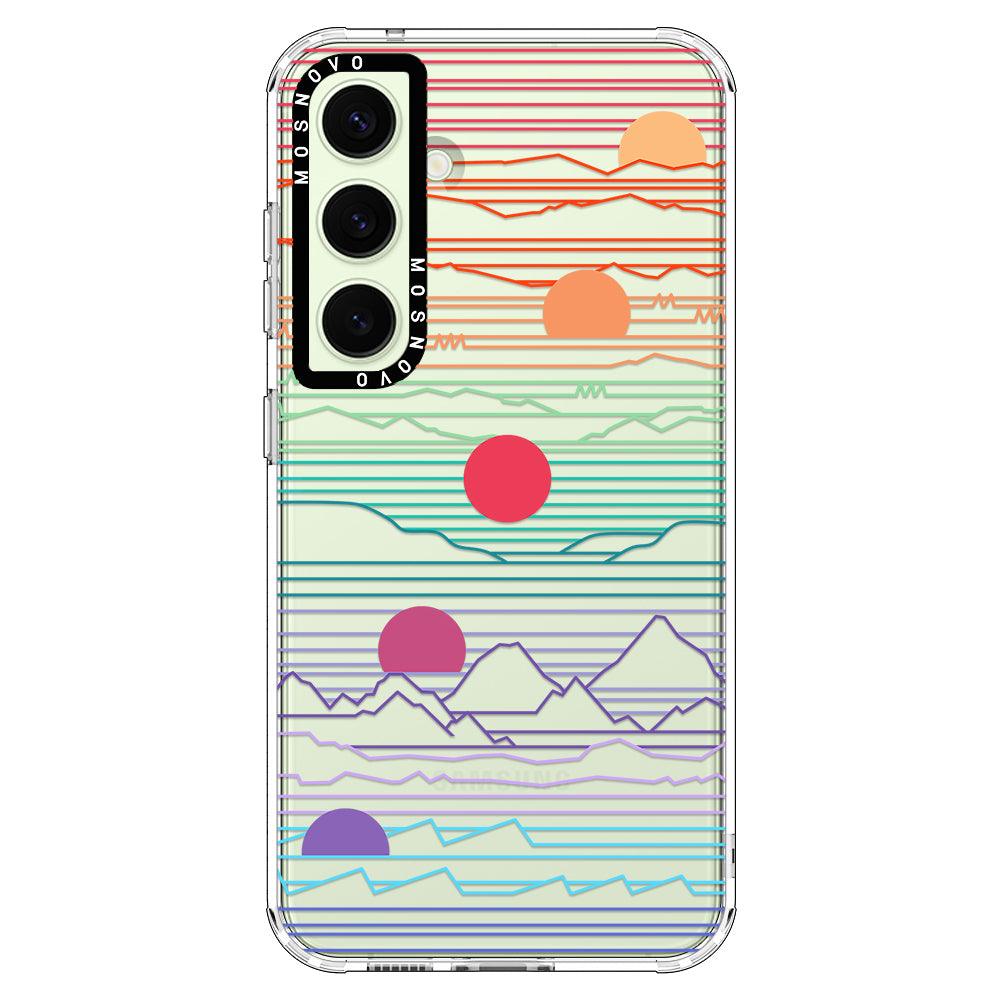 Sunrise and Sunset Phone Case - Samsung Galaxy S24 Plus Case - MOSNOVO