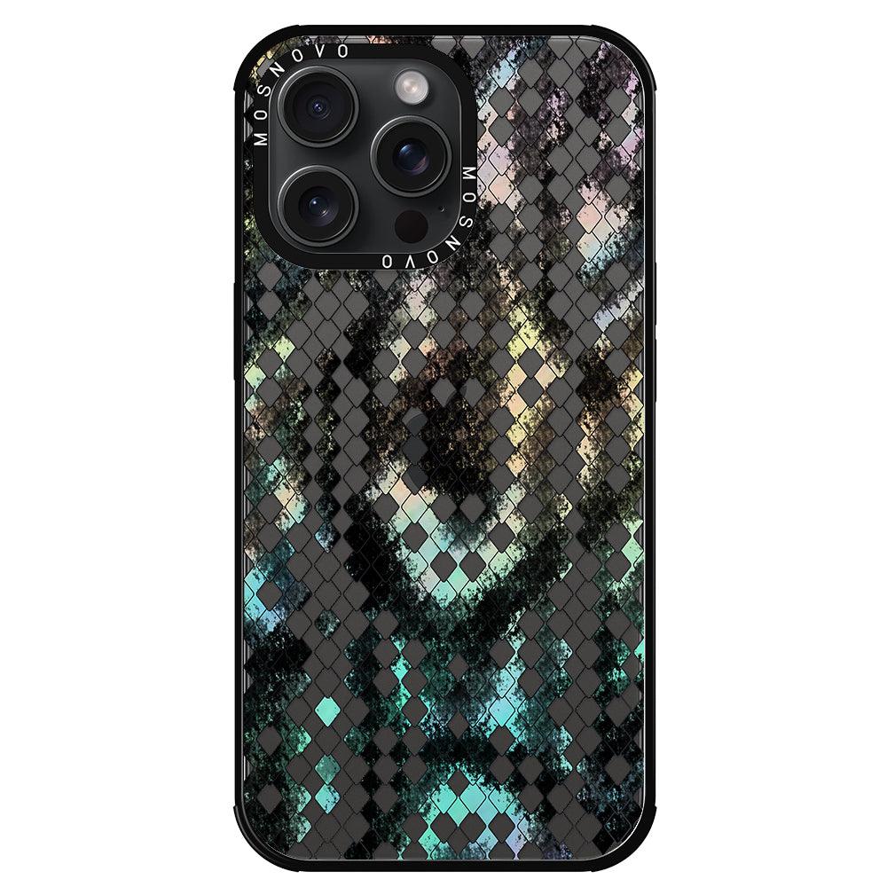 Rainbow Snake Print Phone Case - iPhone 15 Pro Max Case - MOSNOVO