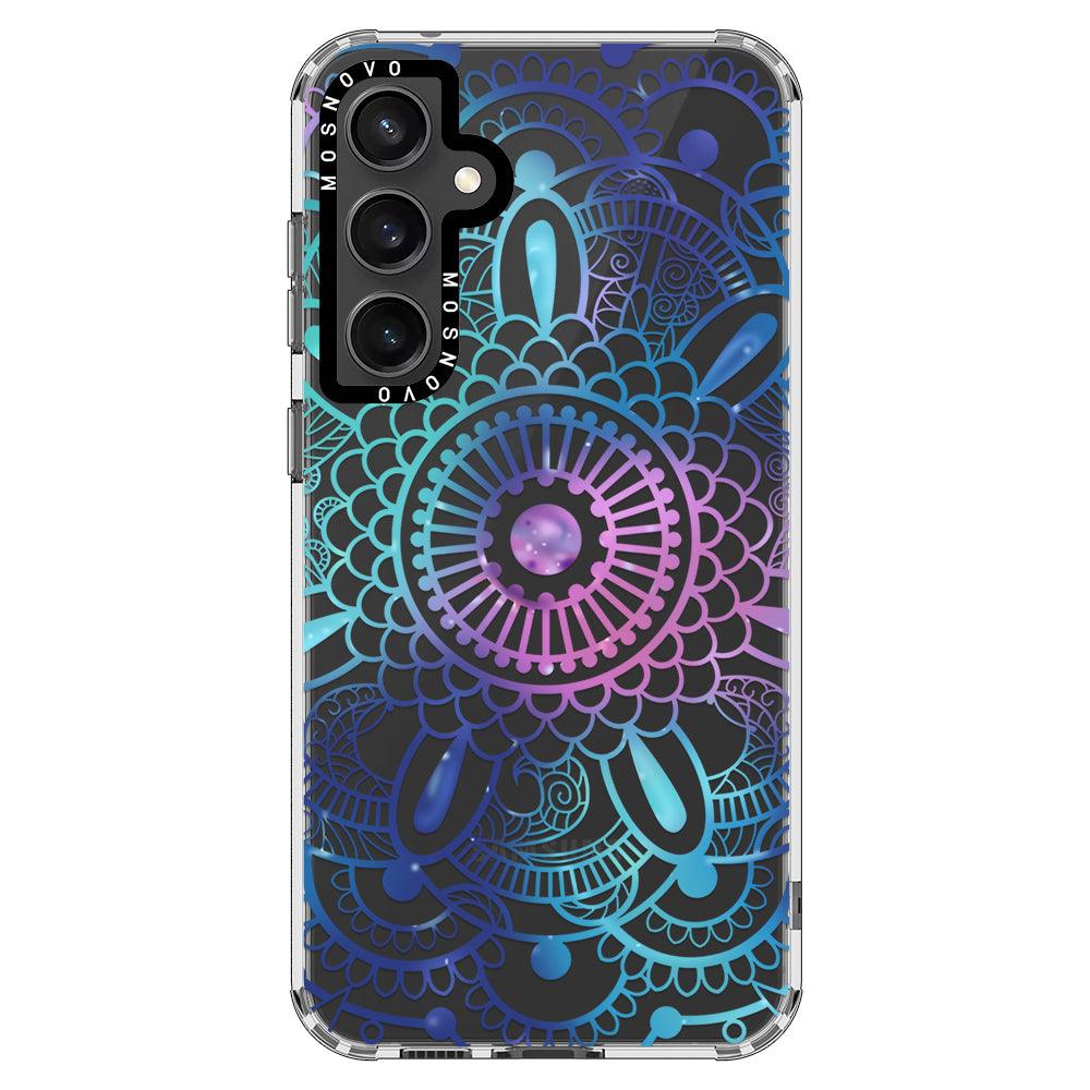 Violet Blue Mandala Phone Case - Samsung Galaxy S23 FE Case