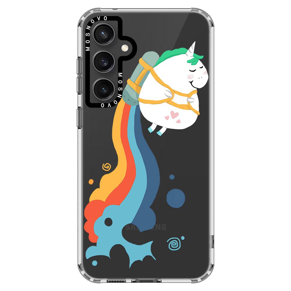 Rainbow Unicorn Phone Case - Samsung Galaxy S23 FE Case