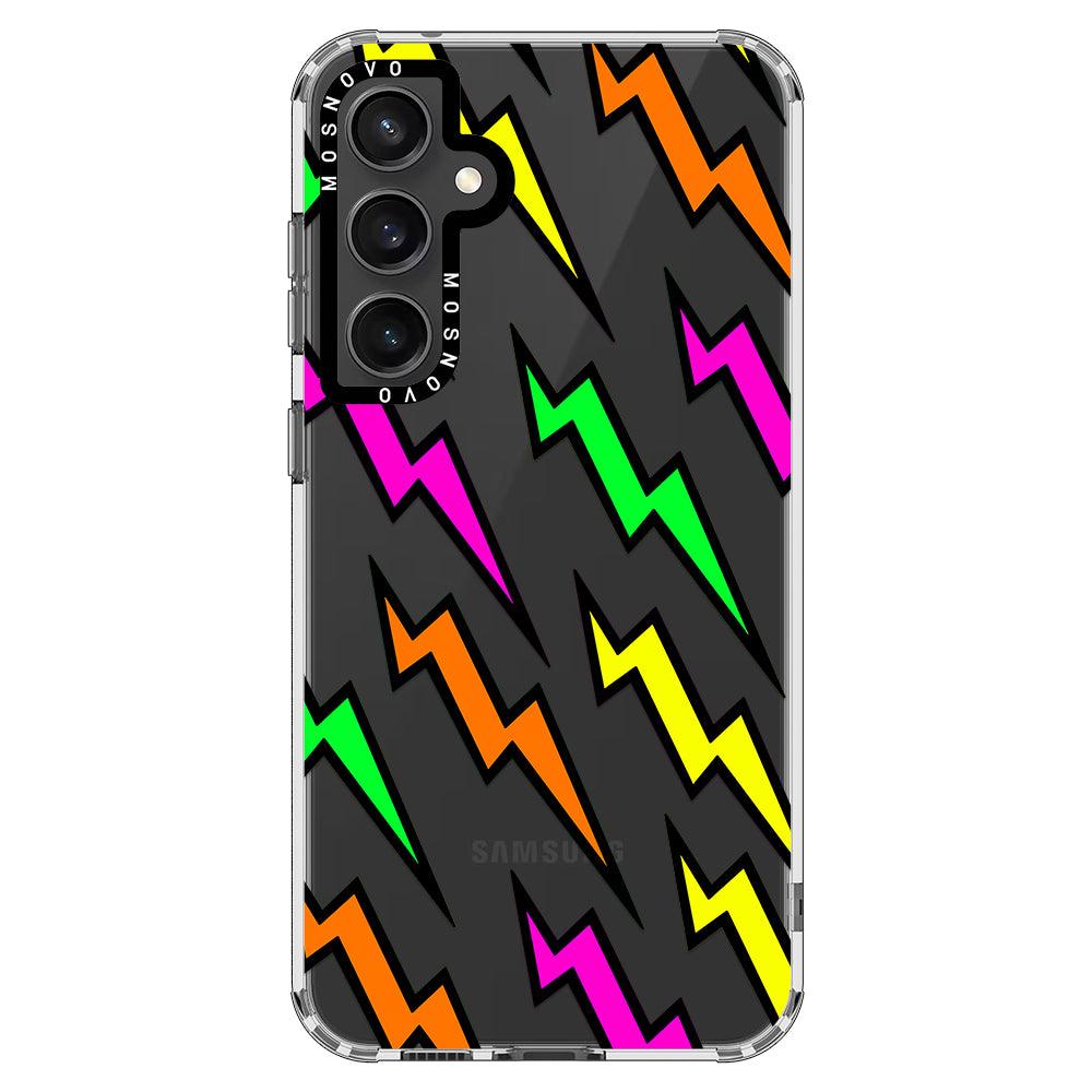 Colorful Lightning Phone Case - Samsung Galaxy S23 FE Case