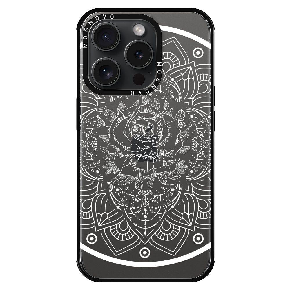 Rose Art Phone Case - iPhone 15 Pro Case - MOSNOVO